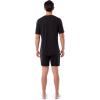 imageFruit of the Loom Mens 360 Stretch Sleeve VNeck Top and Short Sleep Pajama SetBlack