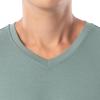 imageFruit of the Loom Mens 360 Stretch Sleeve VNeck Top and Short Sleep Pajama SetGreen