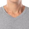 imageFruit of the Loom Mens 360 Stretch Sleeve VNeck Top and Short Sleep Pajama SetGrey Heather