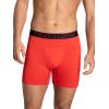 imageFruit of the Loom Mens 4Way Stretch Boxer Briefs  Lightweight ampamp Moisture Wicking Underwear  Long Regular Leg ampamp TrunkRegular Leg  Cooling Channels  Colors May Vary