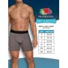 imageFruit of the Loom Mens 4Way Stretch Boxer Briefs  Lightweight ampamp Moisture Wicking Underwear  Long Regular Leg ampamp TrunkRegular Leg  Cooling Channels  Colors May Vary