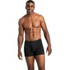 imageFruit of the Loom Mens 4Way Stretch Boxer Briefs  Lightweight ampamp Moisture Wicking Underwear  Long Regular Leg ampamp TrunkRegular Leg  Cotton Stretch  BlackGrey