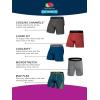 imageFruit of the Loom Mens 4Way Stretch Boxer Briefs  Lightweight ampamp Moisture Wicking Underwear  Long Regular Leg ampamp TrunkRegular Leg  Max Flex Zones  Colors May Vary