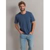 imageFruit of the Loom Mens Crafted Comfort Tee Relaxed ampamp Classic Fit Sizes S2xClassic Fit  Cotton  Dark Tide