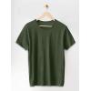 imageFruit of the Loom Mens Crafted Comfort Tee Relaxed ampamp Classic Fit Sizes S2xClassic Fit  Pima Cotton  Military Green