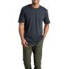 imageFruit of the Loom Mens Crafted Comfort Tee Relaxed ampamp Classic Fit Sizes S2xRelaxed Fit  Cotton  2 Pack  BlackGrey