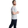 imageFruit of the Loom Mens Eversoft Cotton Short Sleeve Pocket TShirts Breathable 2Pack2 Pack  Grey Heather