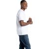 imageFruit of the Loom Mens Eversoft Cotton Short Sleeve Pocket TShirts Breathable 2Pack2 Pack  White