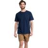 imageFruit of the Loom Mens Eversoft Cotton T Shirts Breathable ampamp Moisture Wicking with Odor Control Sizes S4x2 Pack Navy