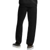 imageFruit of the Loom Mens Eversoft Fleece Elastic Bottom Sweatpants with Pockets Relaxed Fit Moisture Wicking BreathableBlackNavy