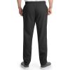 imageFruit of the Loom Mens Eversoft Fleece Open Bottom Sweatpants with Pockets Relaxed Fit Moisture Wicking BreathableBlack Heather