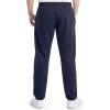 imageFruit of the Loom Mens Eversoft Fleece Open Bottom Sweatpants with Pockets Relaxed Fit Moisture Wicking BreathableNavy