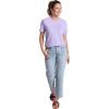 imageFruit of the Loom Recover Cotton TShirt Made with Sustainable Low Impact Recycled Fiber2 Pack  Lilac Petal Ivory