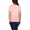imageFruit of the Loom Womens Crafted Comfort Pima Cotton Short Sleeve TshirtsCrew  2 Pack  NavySweetheart Pink
