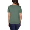 imageFruit of the Loom Womens Crafted Comfort Pima Cotton Short Sleeve TshirtsCrew  Hedge