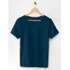 imageFruit of the Loom Womens Crafted Comfort Pima Cotton Short Sleeve TshirtsCrew  Navy