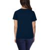 imageFruit of the Loom Womens Crafted Comfort Pima Cotton Short Sleeve TshirtsVneck  2 Pack  BlackNavy