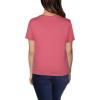 imageFruit of the Loom Womens Crafted Comfort Pima Cotton Short Sleeve TshirtsVneck  Ginger Zinger Pink