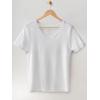 imageFruit of the Loom Womens Crafted Comfort Pima Cotton Short Sleeve TshirtsVneck  White