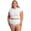 imageFruit of the Loom Womens Plus Size Underwear Briefs Designed to Fit Your CurvesBrief  Cotton  White