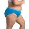 imageFruit of the Loom Womens Plus Size Underwear Briefs Designed to Fit Your CurvesHi Cut  Cotton  Colors May Vary