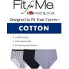 imageFruit of the Loom Womens Plus Size Underwear Briefs Designed to Fit Your CurvesHi Cut  Cotton  Colors May Vary