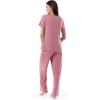 imageFruit of the Loom Womens Short Sleeve Tee and Pant 2 Piece Sleep Pajama SetAntique Heather Blush