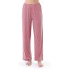 imageFruit of the Loom Womens Short Sleeve Tee and Pant 2 Piece Sleep Pajama SetAntique Heather Blush