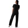 imageFruit of the Loom Womens Short Sleeve Tee and Pant 2 Piece Sleep Pajama SetBlack