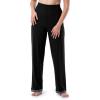 imageFruit of the Loom Womens Short Sleeve Tee and Pant 2 Piece Sleep Pajama SetBlack