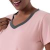 imageFruit of the Loom Womens Short Sleeve Tee and Pant 2 Piece Sleep Pajama SetSoft Pink