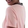 imageFruit of the Loom Womens Short Sleeve Tee and Pant 2 Piece Sleep Pajama SetSoft Pink