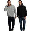 imageFruit of the Loom Eversoft Fleece Hoodies Pullover ampamp Full Zip Moisture Wicking ampamp Breathable Sizes S4X2 Pack  BlackGrey Heather