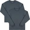 imageFruit of the Loom Mens Eversoft Cotton Long Sleeve T Shirts Breathable ampamp Moisture Wicking with Odor ControlLong Sleeve  Black Heather