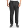 imageFruit of the Loom Mens Eversoft Fleece Open Bottom Sweatpants with Pockets Relaxed Fit Moisture Wicking BreathableBlack Heather