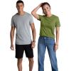2 Pack - Grey Heather/Antique Green