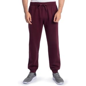 imageFruit of the Loom Best Collection Mens Fleece Elastic Bottom PantMaroon