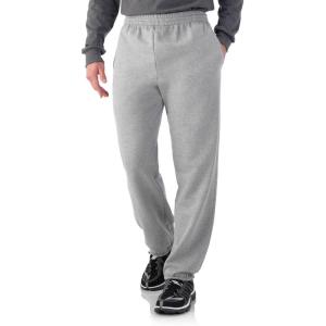 imageFruit of the Loom Best Collection Mens Fleece Elastic Bottom PantSteel Grey