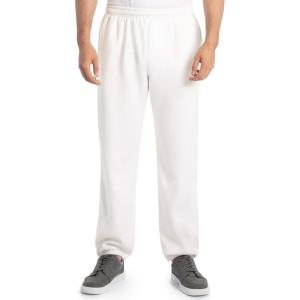 imageFruit of the Loom Eversoft Fleece Elastic Bottom Sweatpants with Pockets Relaxed Fit Moisture Wicking BreathableWhite