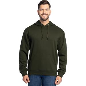imageFruit of the Loom Eversoft Fleece Hoodies Pullover ampamp Full Zip Moisture Wicking ampamp Breathable Sizes S4xDuffle Bag Green