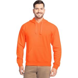 imageFruit of the Loom Eversoft Fleece Hoodies Pullover ampamp Full Zip Moisture Wicking ampamp Breathable Sizes S4xSafety Orange Pullover