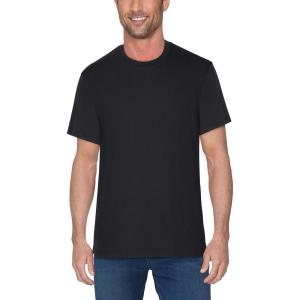 imageFruit of the Loom Mens Crafted Comfort Tee Relaxed ampamp Classic Fit Sizes S2xRelaxed Fit  Cotton  Black
