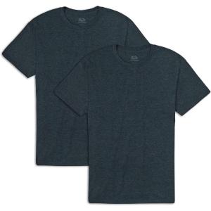 imageFruit of the Loom Mens Eversoft Cotton T Shirts Breathable ampamp Moisture Wicking with Odor Control Sizes S4x2 Pack Black Heather