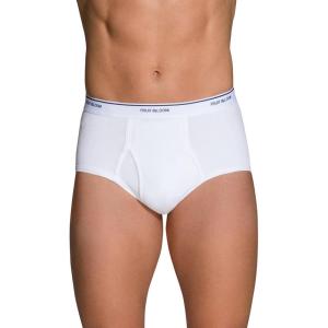 imageFruit of the Loom Mens Underwear Briefs Tag Free ampamp Moisture Wicking Assorted Color Multipacks216 Pack  White