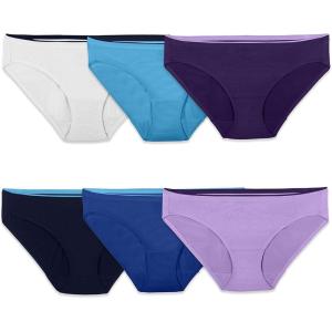 imageFruit of the Loom Womens Breathable Underwear Retired ColorsMicro Mesh  Bikini  6 Pack  Colors May Vary