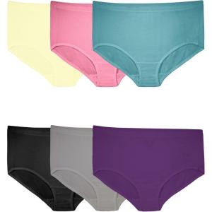 imageFruit of the Loom Womens Plus Size Underwear Briefs Designed to Fit Your CurvesBrief  Micro Mesh  Colors May Vary