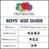 imageFruit Of the Loom Boys 10 Pair Pack Dual Defense Cushioned Comfort SocksBlack