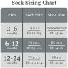 imageFruit of the Loom All Weather Baby ampamp Toddler Socks  Cotton Crew Socks with Grips for Boys Girls and UnisexBlue