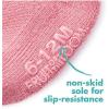 imageFruit of the Loom All Weather Baby ampamp Toddler Socks  Cotton Crew Socks with Grips for Boys Girls and UnisexPink