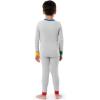 imageFruit of the Loom Boys 4Piece Tight Fit Pajama SetGrey HeatherRoyal Prime